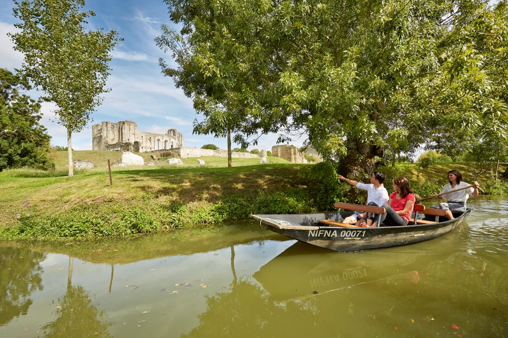 Abbaye maillezais barque