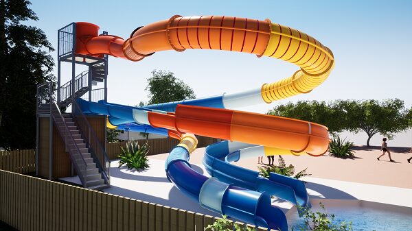 toboggan aquatique vendée